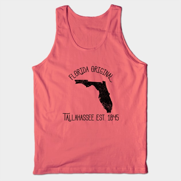 Florida Original Tallahassee est. 1845 Tank Top by Perpetual Brunch